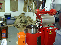 Badbeard Coffee's batch roaster 'rossalina'`